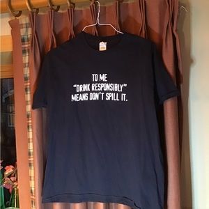 NWOT Gillan Short Sleeve Casual funny TeeShirt in Large